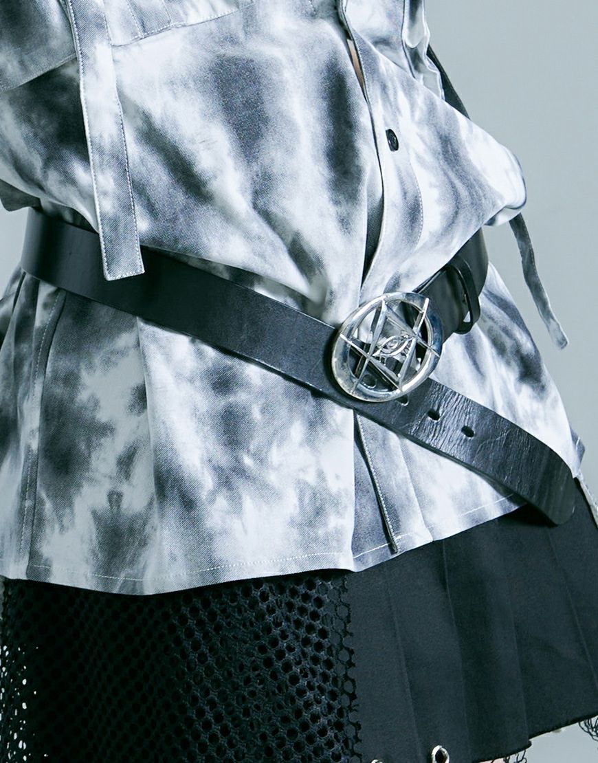 REFLEM【レフレム】Thorn eyeロゴレザーベルト/全2色