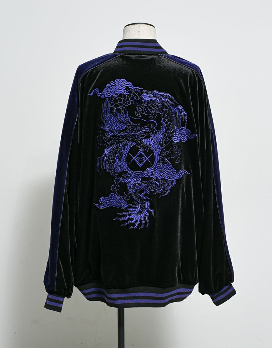 REFLEM【レフレム】ベロア刺繍スカジャン/全2色