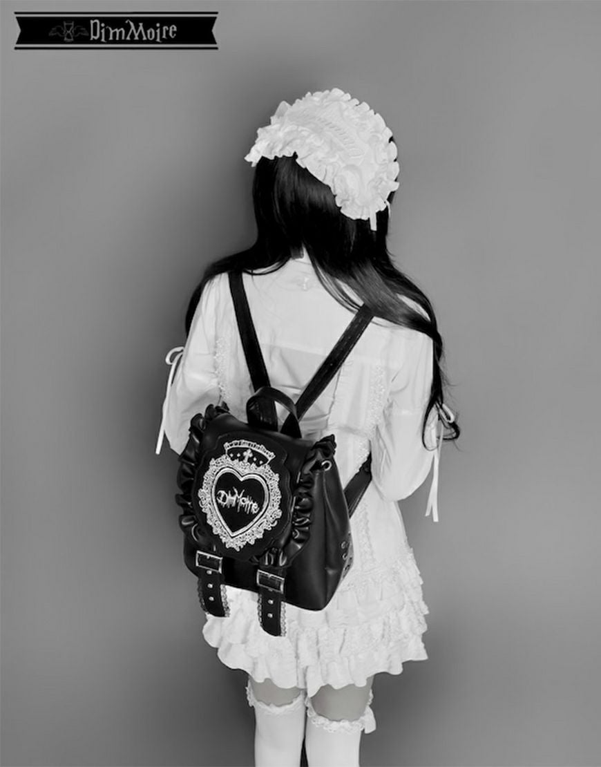 DimMoire【ディムモアール】HeartCoreフリルミニリュック/Black