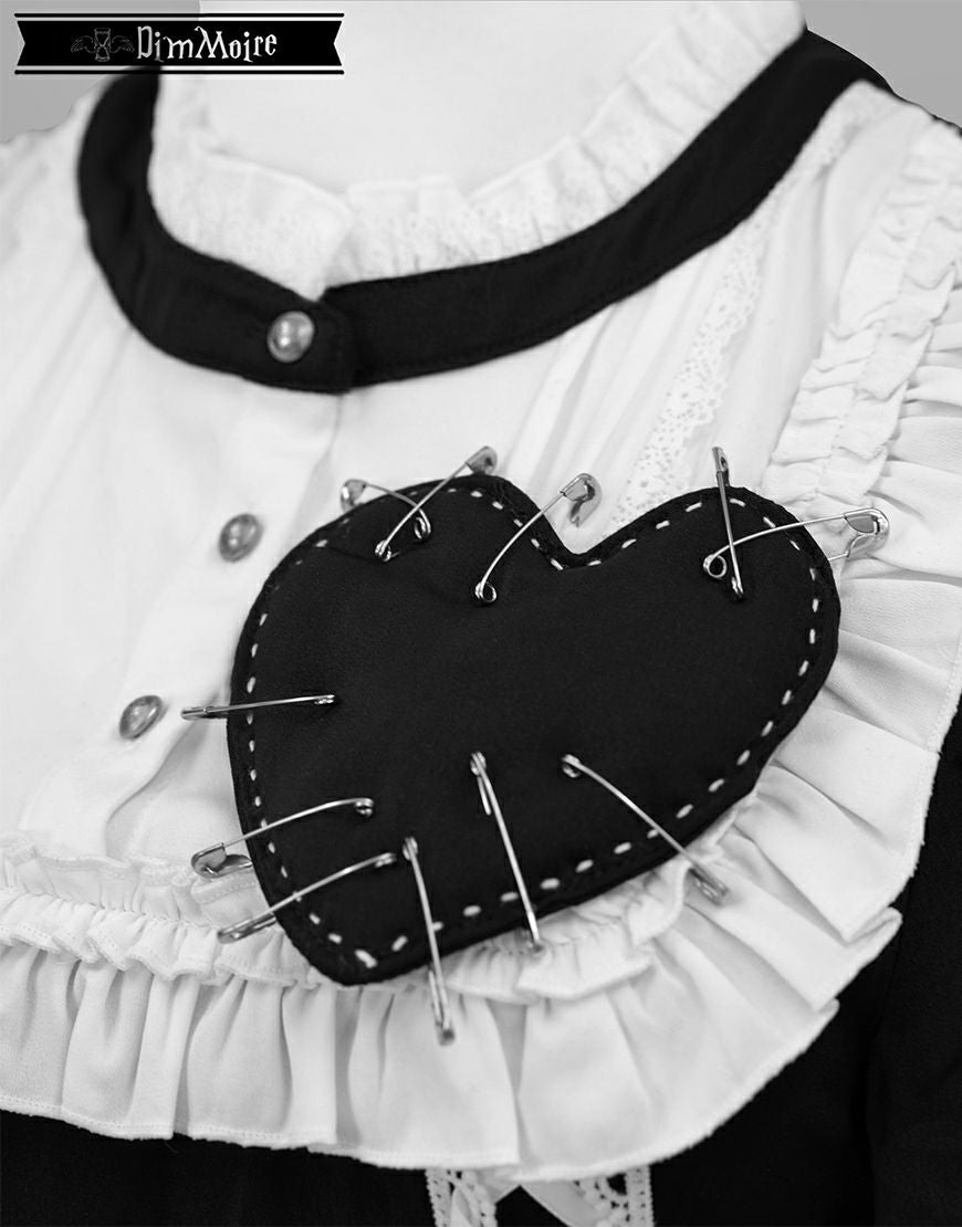 DimMoire【ディムモアール】フリルに埋もれて見る悪夢ドレス/Black×White