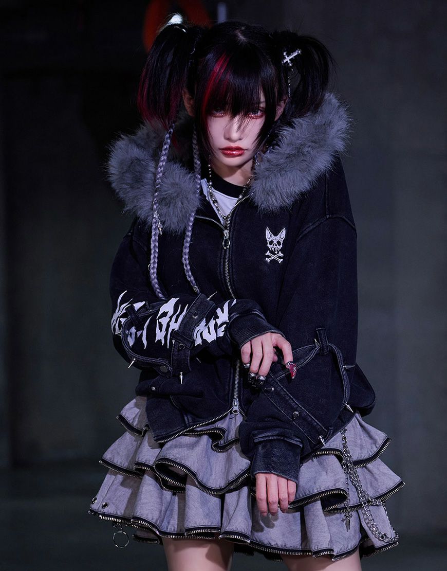 Grrr the Lipper【ガルルザリッパー】悪魔NOジップスカート/全3色