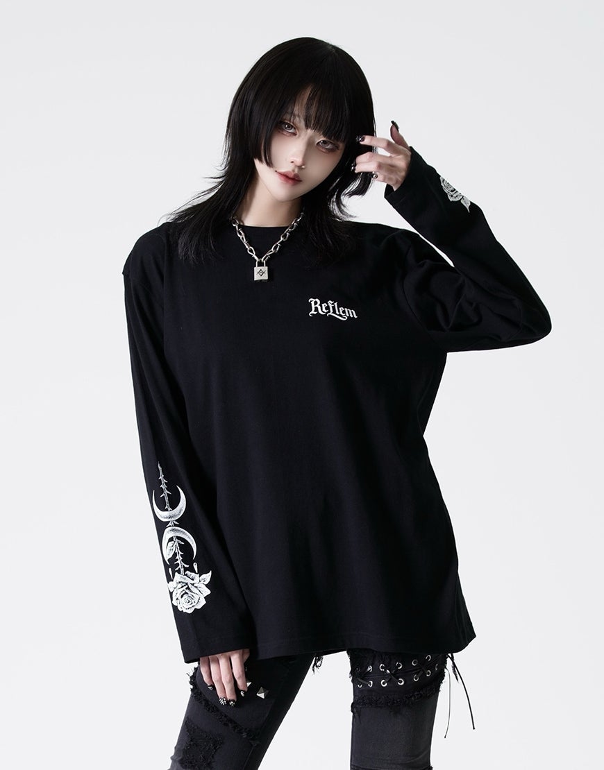 DimMoire【ディムモアール】おすましレース襟トップス/Black