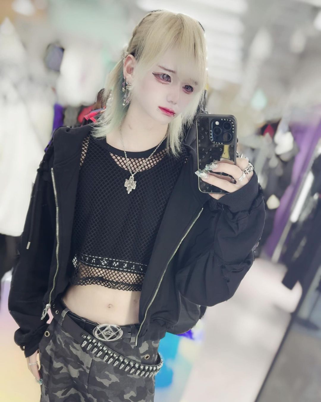 REFLEM【レフレム】Thorn eyeロゴレザーベルト/全2色