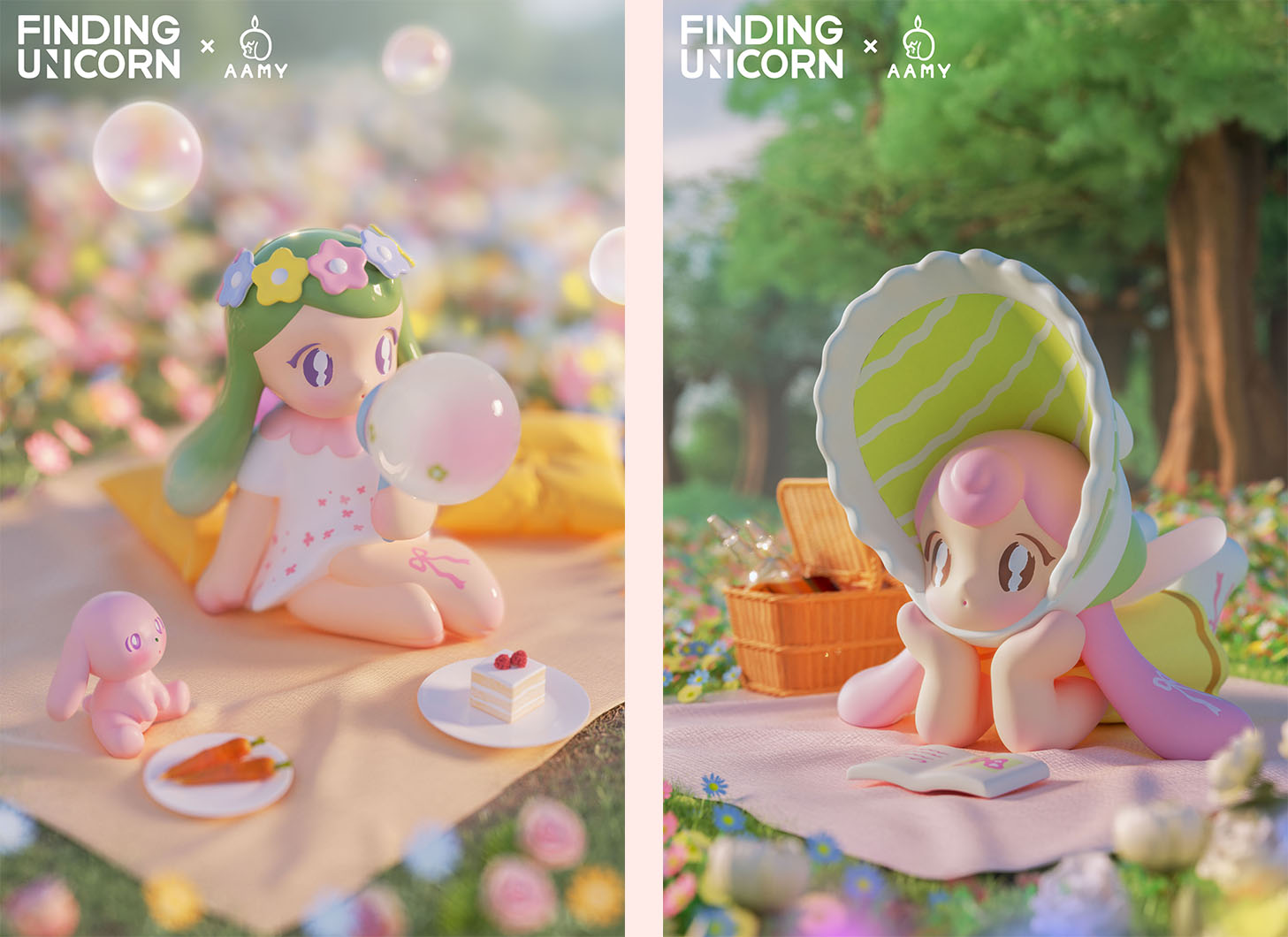 Picnic with Butterfly」｜AAMY × FINDING UNICORN 第3弾 販売予告