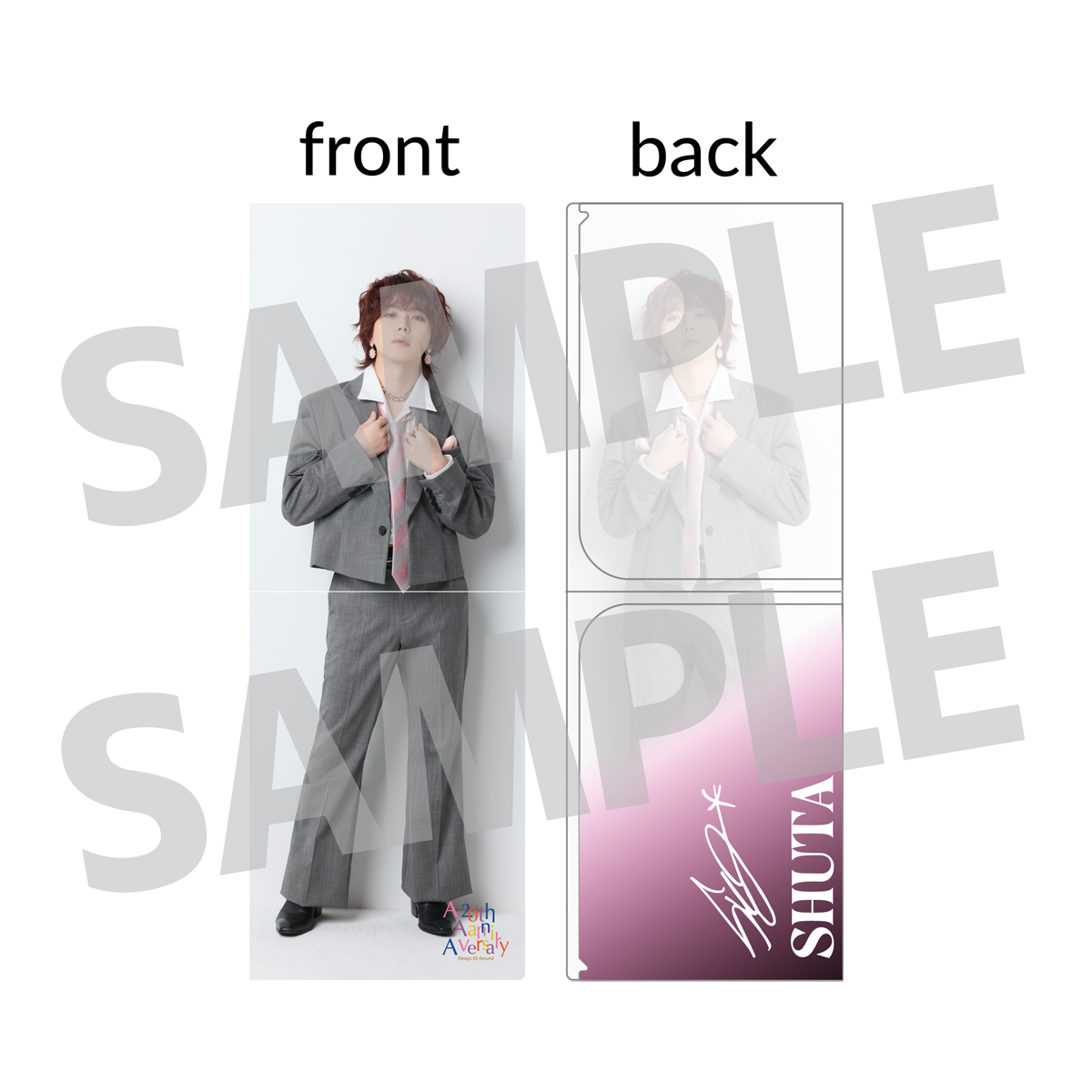 全身クリアファイル – AAA 20th Anniversary GOODS SHOP