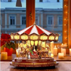 Mr.Christmas デラックス メリーゴーランド オルゴール Christmas