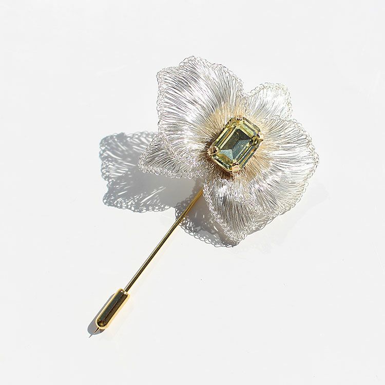 フラワーモチーフピンブローチ| アビステ/ABISTE公式通販