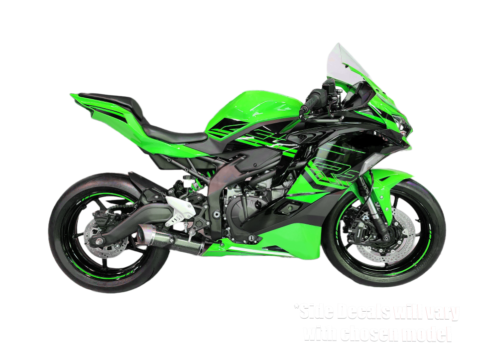 Gloss Green and Black 23' KRT Style - 2023 to 2025 ZX-4RR (Fits