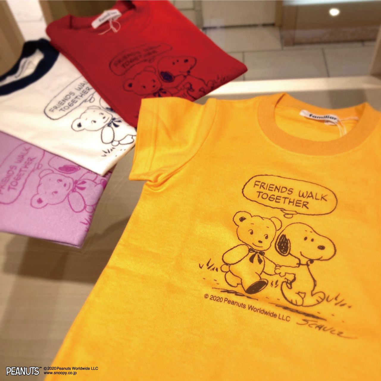 PEANUTS×familiar 70周年コラボ商品のご紹介｜ファミリア伊勢丹新宿店