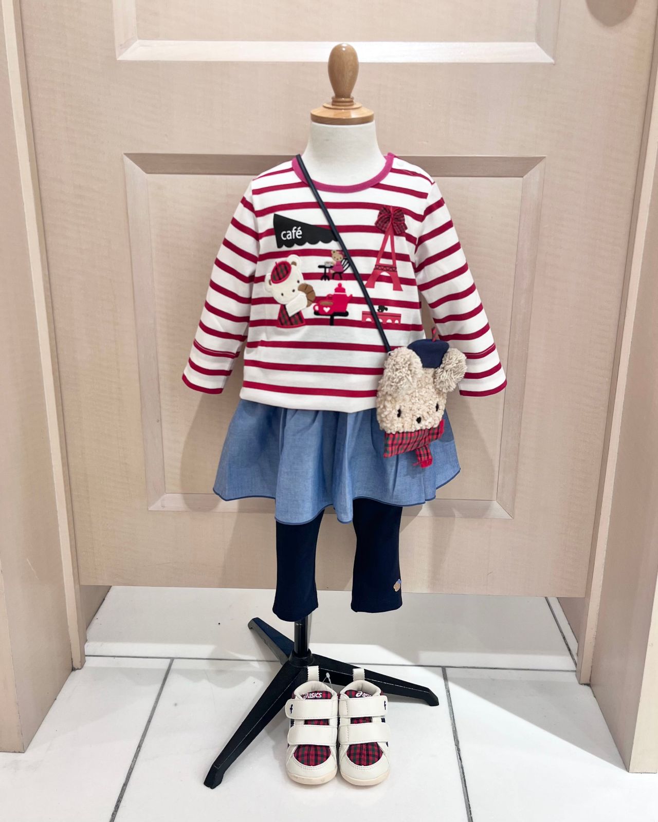 姫【新品.タグ付き.未開封】☆ファミリア☆くまちゃん長袖シャツ