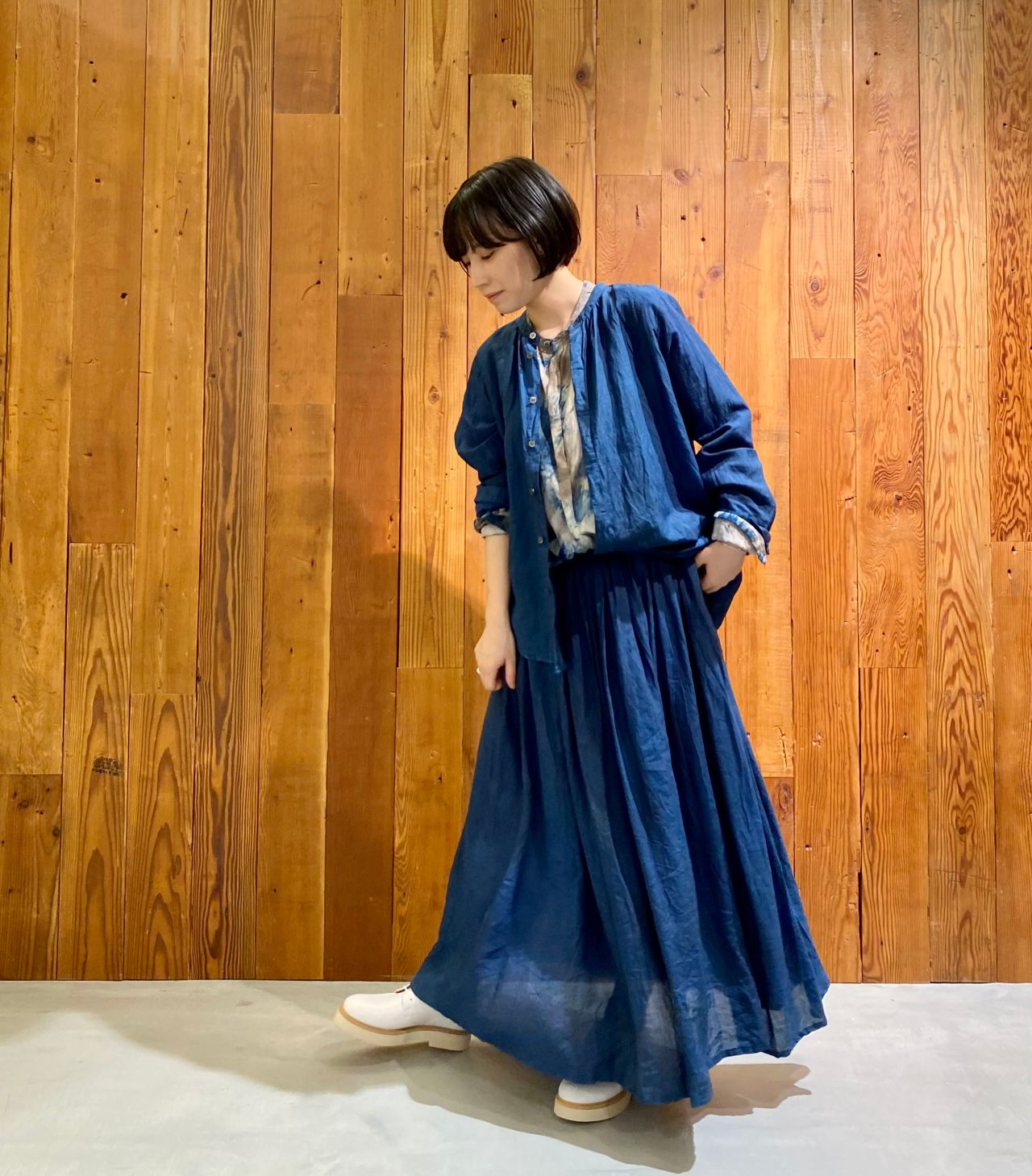 藍染め×墨染め COLOR ORDER EVENT スモーキーネイビー | 梅田阪神店