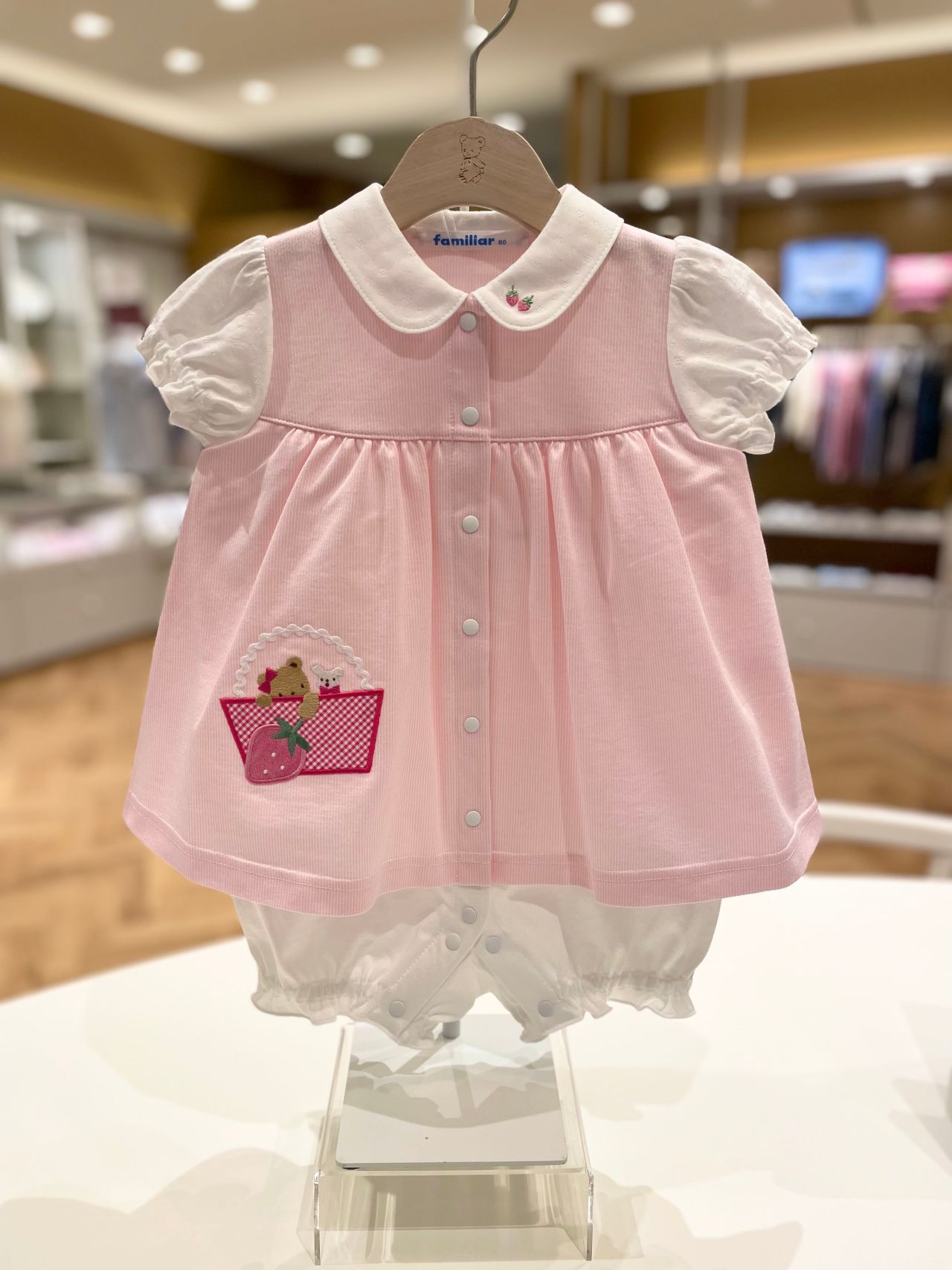 お値下げ】familiar ロンパス、半袖シャツセット（半袖） 70〜75