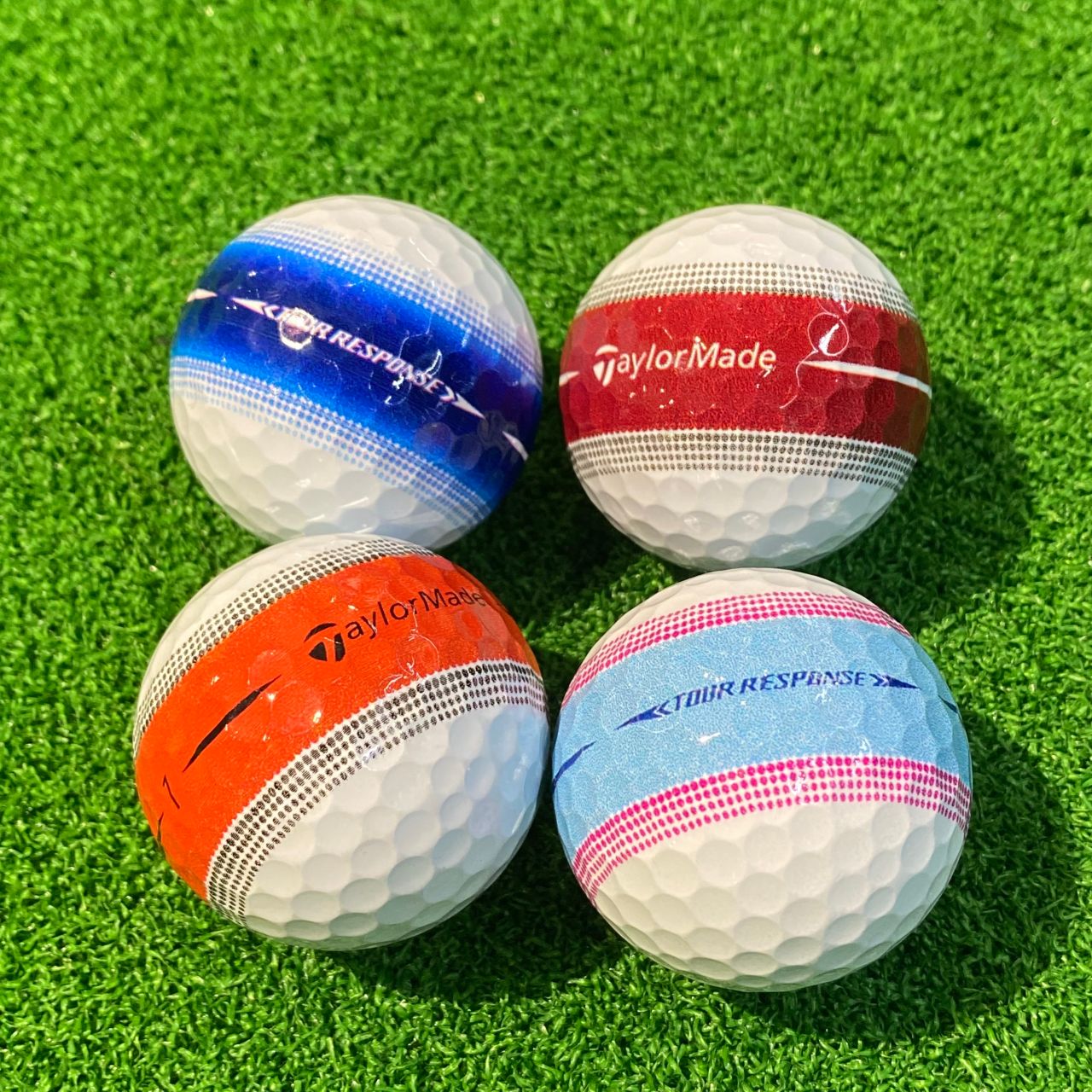新品 テーラーメイド ツアーレスポンス ストライプ ゴルフボール 34個