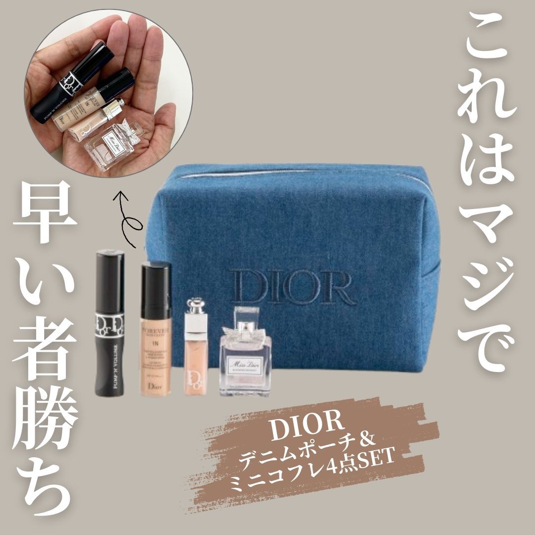 クリスチャンディオール Christian Dior コスメ CD Dior化粧ポーチ