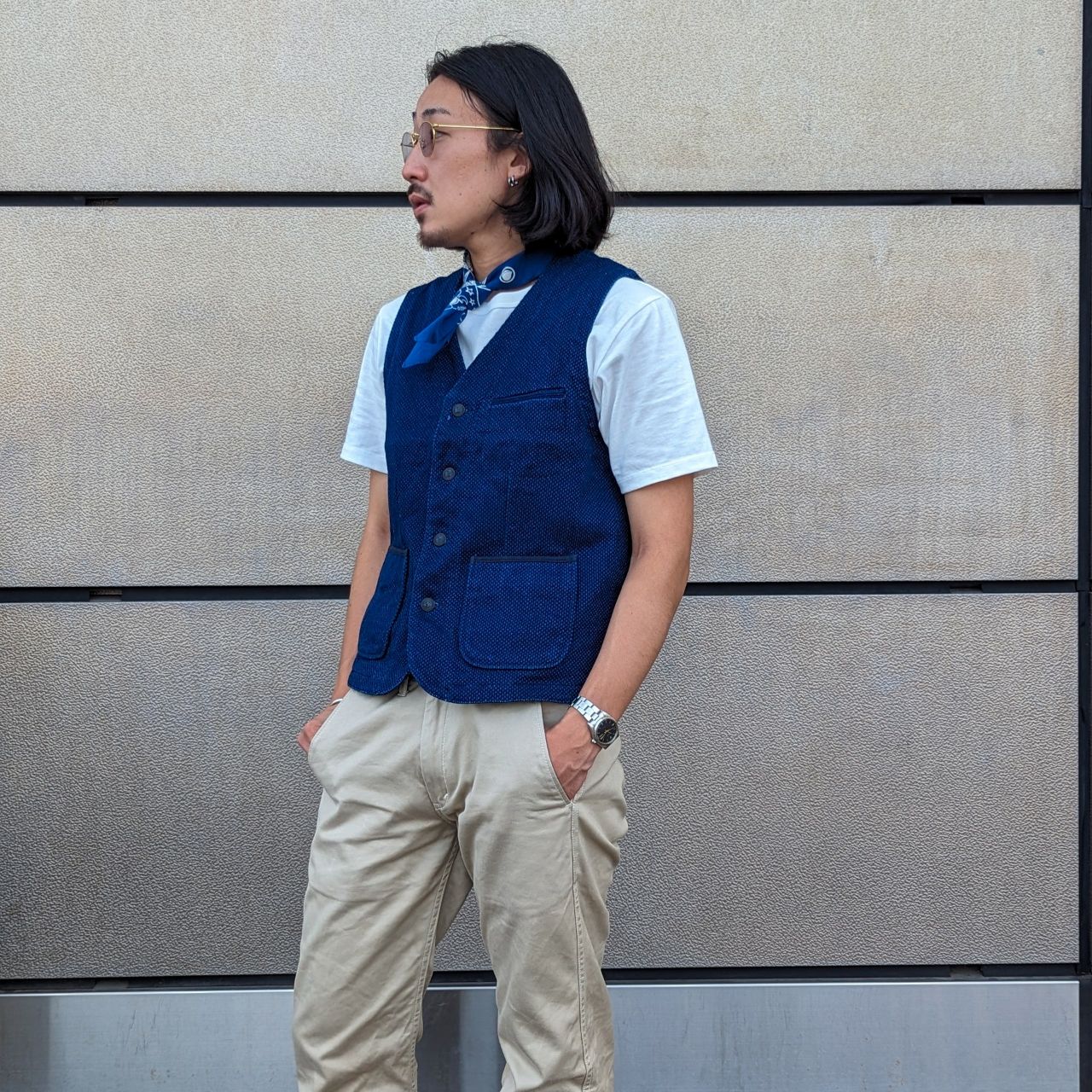 刺し子ベスト、待望の再入荷｜MOMOTARO JEANS MOMOTARO JEANS 大阪店