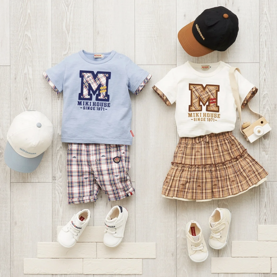 今おすすめ！ミキハウスチェックシリーズ♪｜ミキハウスミキハウス