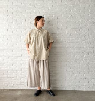 コットン先染めストライプ ブラウス | pas de calais Online | pas de