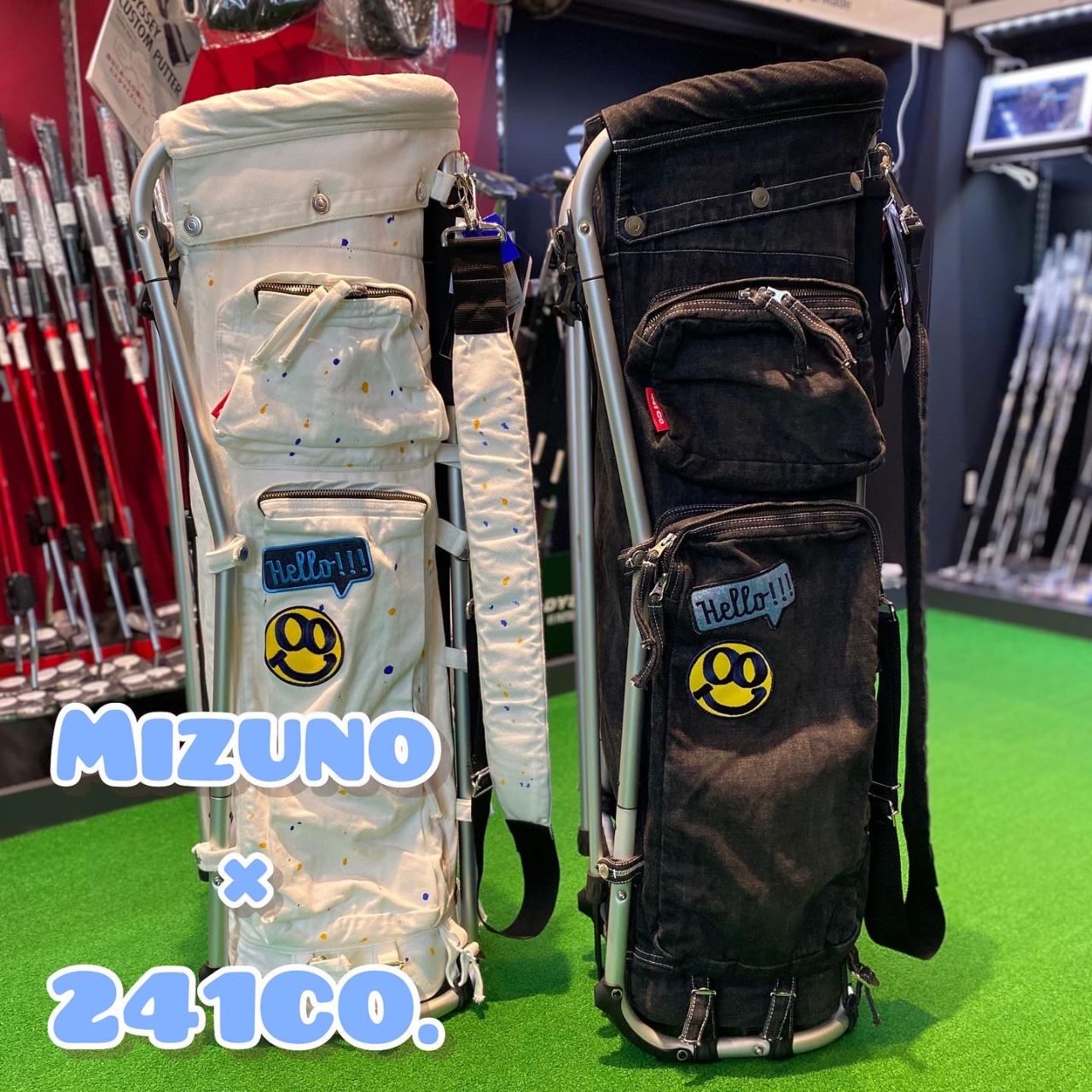 ミズノ、241co. コラボキャディバッグ入荷！ | ゴルフ5 プレステージ