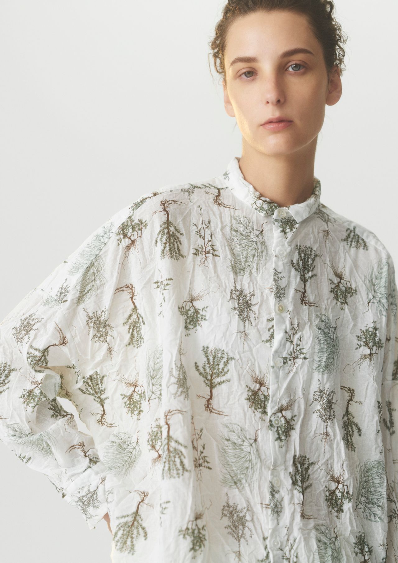Wild Flowers Print 長袖ブラウス | pas de calais Online | pas de