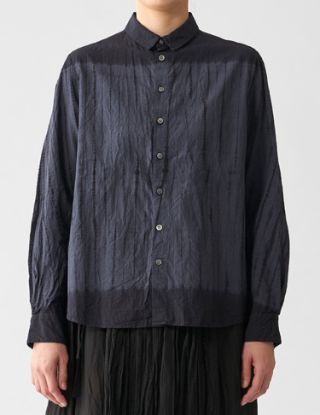 有松絞り》竜巻流水絞りブラウス | pas de calais Online | pas de