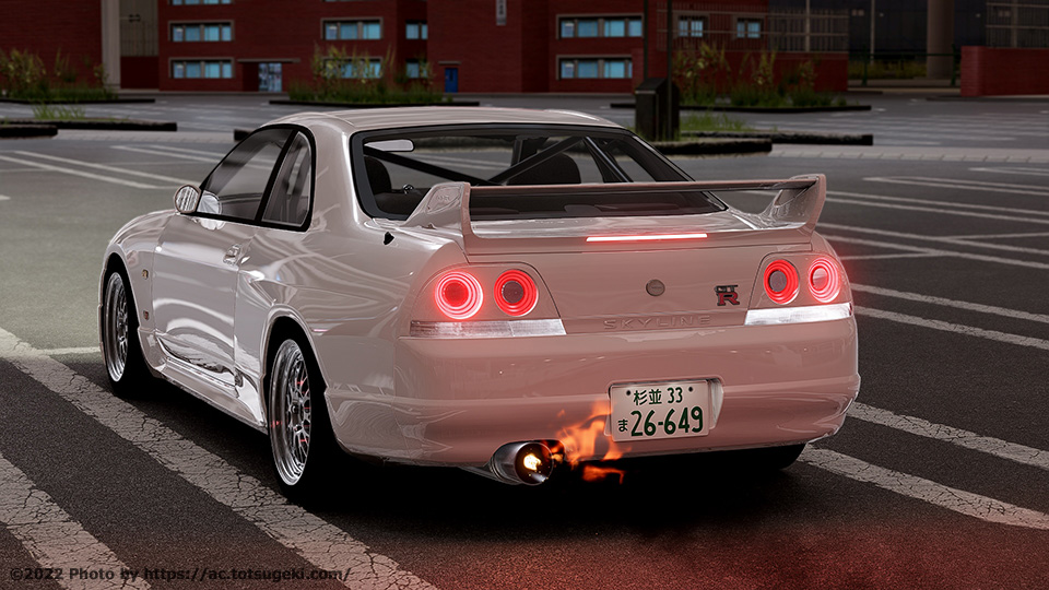 Assetto Corsa】スカイライン R33 GT-R 湾岸ミッドナイト FLAT