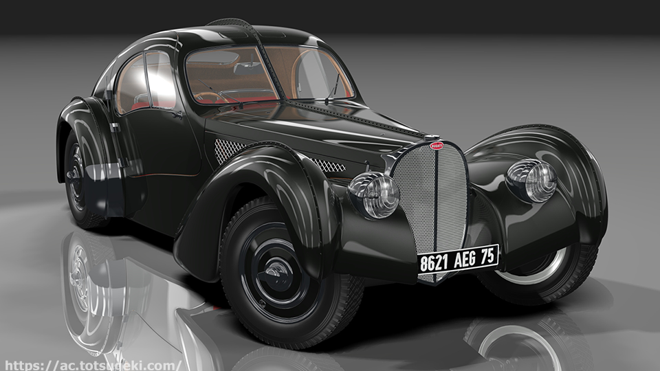 Assetto Corsa】ブガッティ タイプ57 Atlantic Chassis 57590