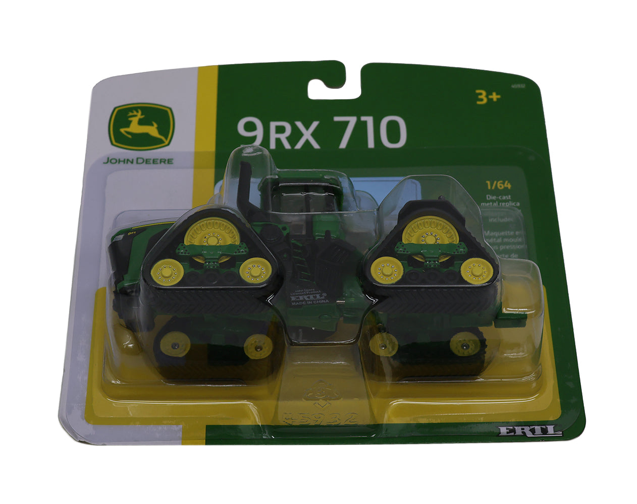 1/64 John Deere 9RX 710 Tractor Toy - LP86598