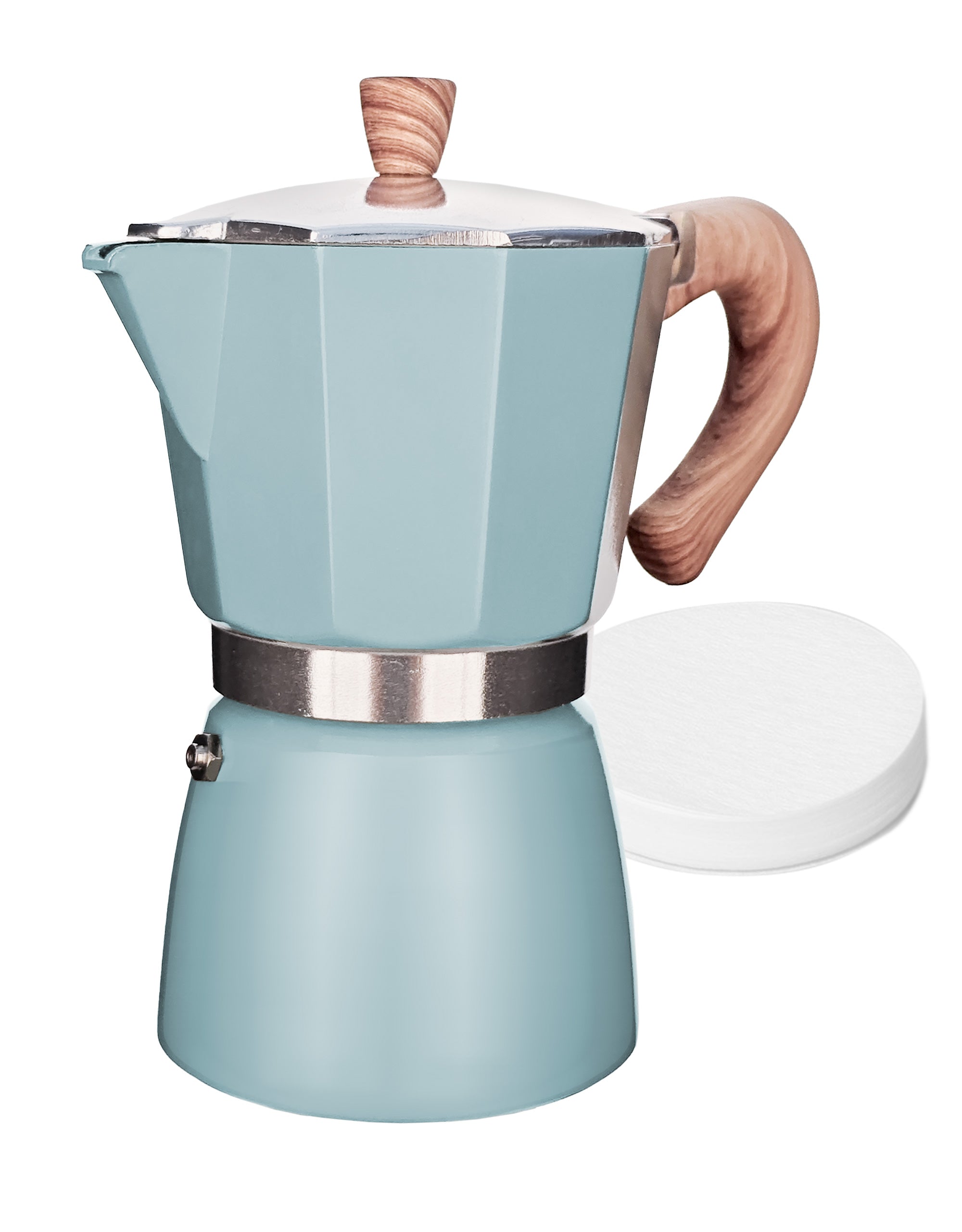 AGOGO Moka pot, Stovetop Espresso maker, Greca Coffee Maker, Stovetop