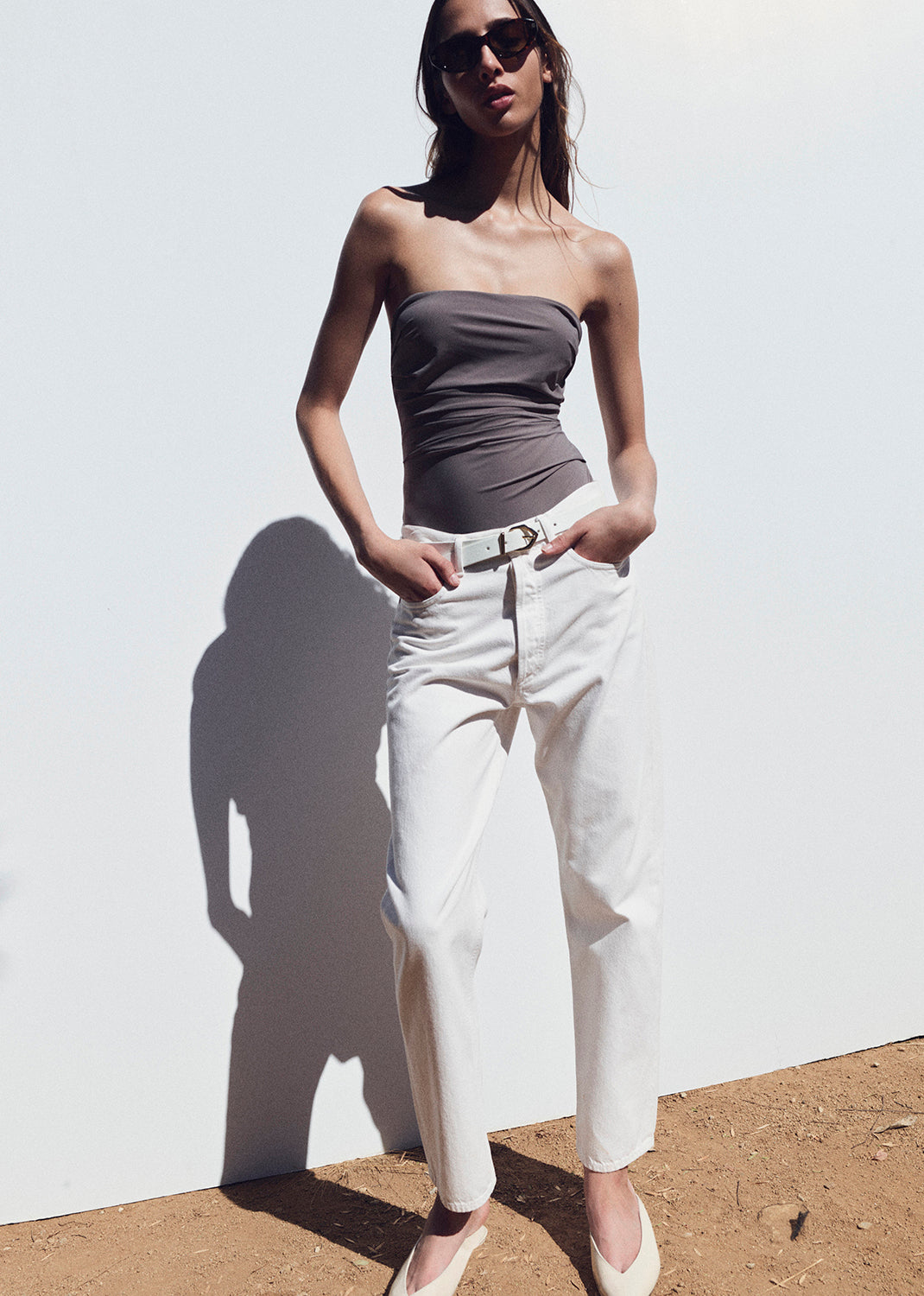 90's Mid Rise Straight in Fortune Cookie – AGOLDE