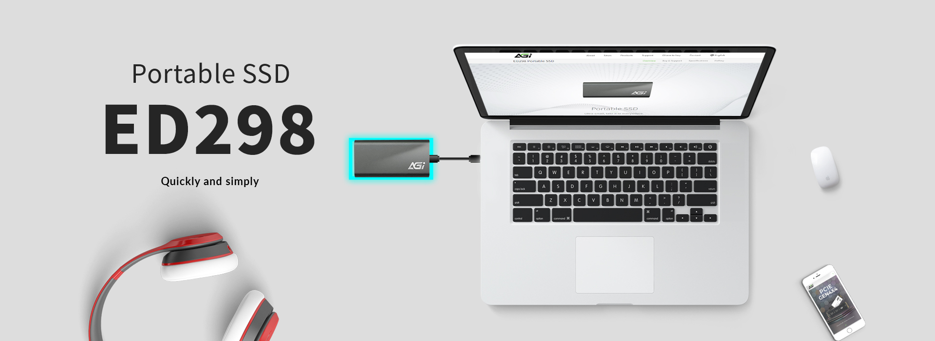 ED298 Portable SSD - AGI Technology