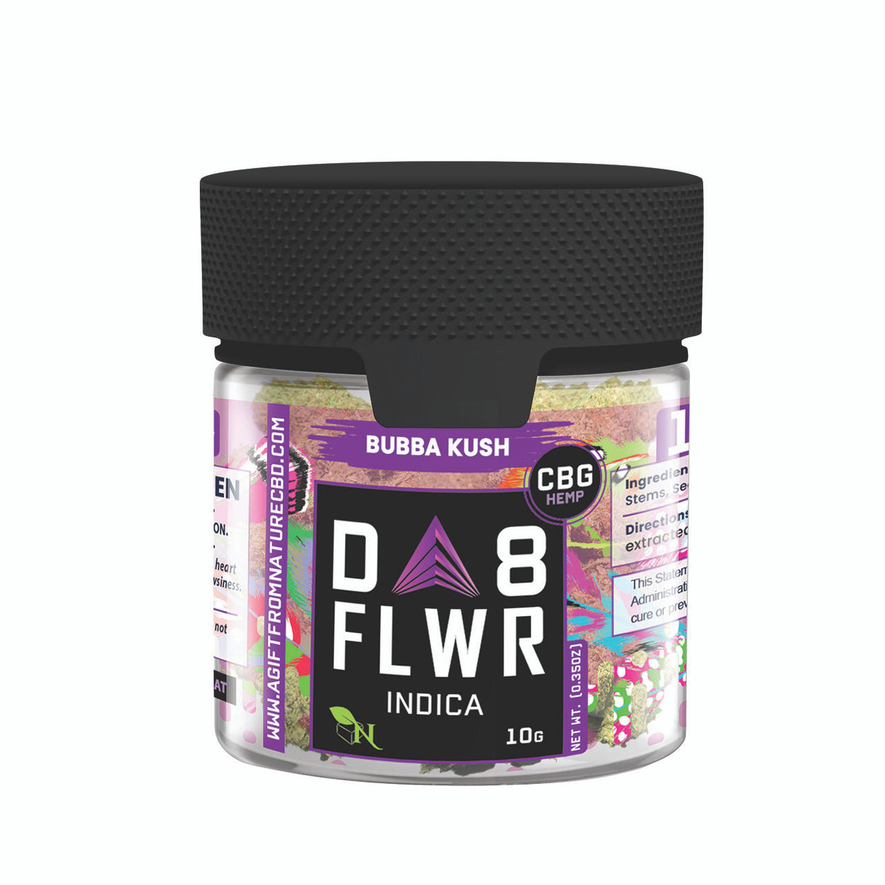 Delta 8 Flower Bubba Kush 1000mg - Premium Indica CBD – A Gift