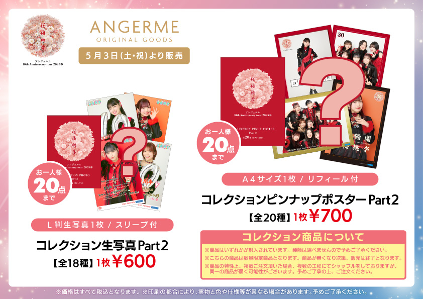 UF Goods Land お知らせ :: 【6/17更新】アンジュルム 10th