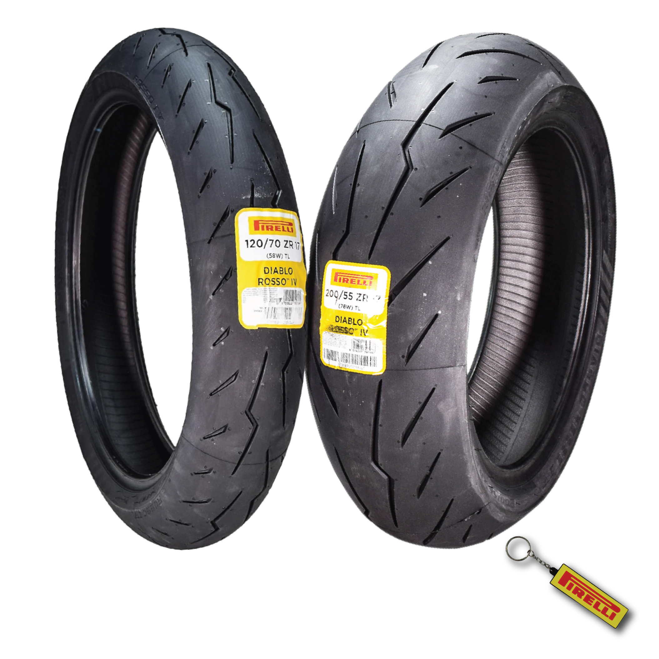 Pirelli Diablo Rosso IV Street Sport 120/70ZR17 200/55ZR17