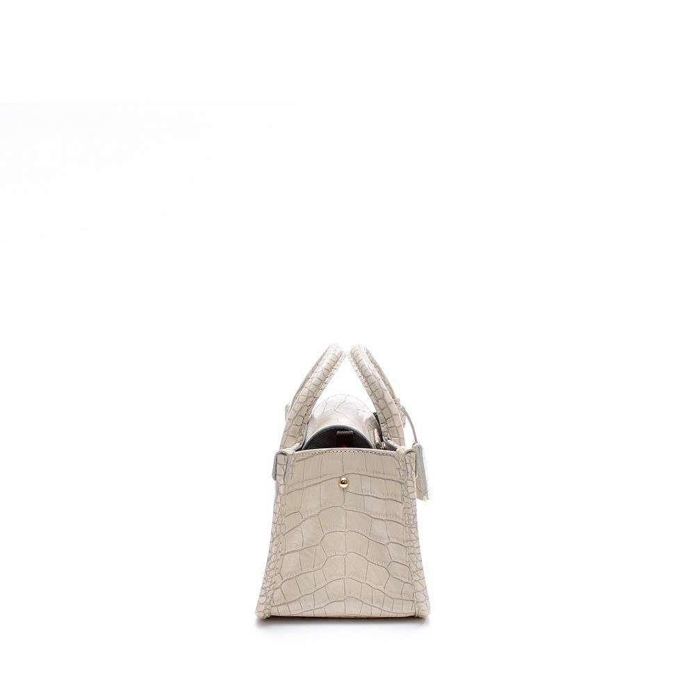 クロコ型押しヘリ巻きマイクロミニトート | A.D.M.J.公式オンラインストア