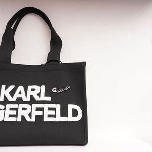 KARL LAGERFELD PARIS カールラガーフェルド ポーチ付きトートバッグ