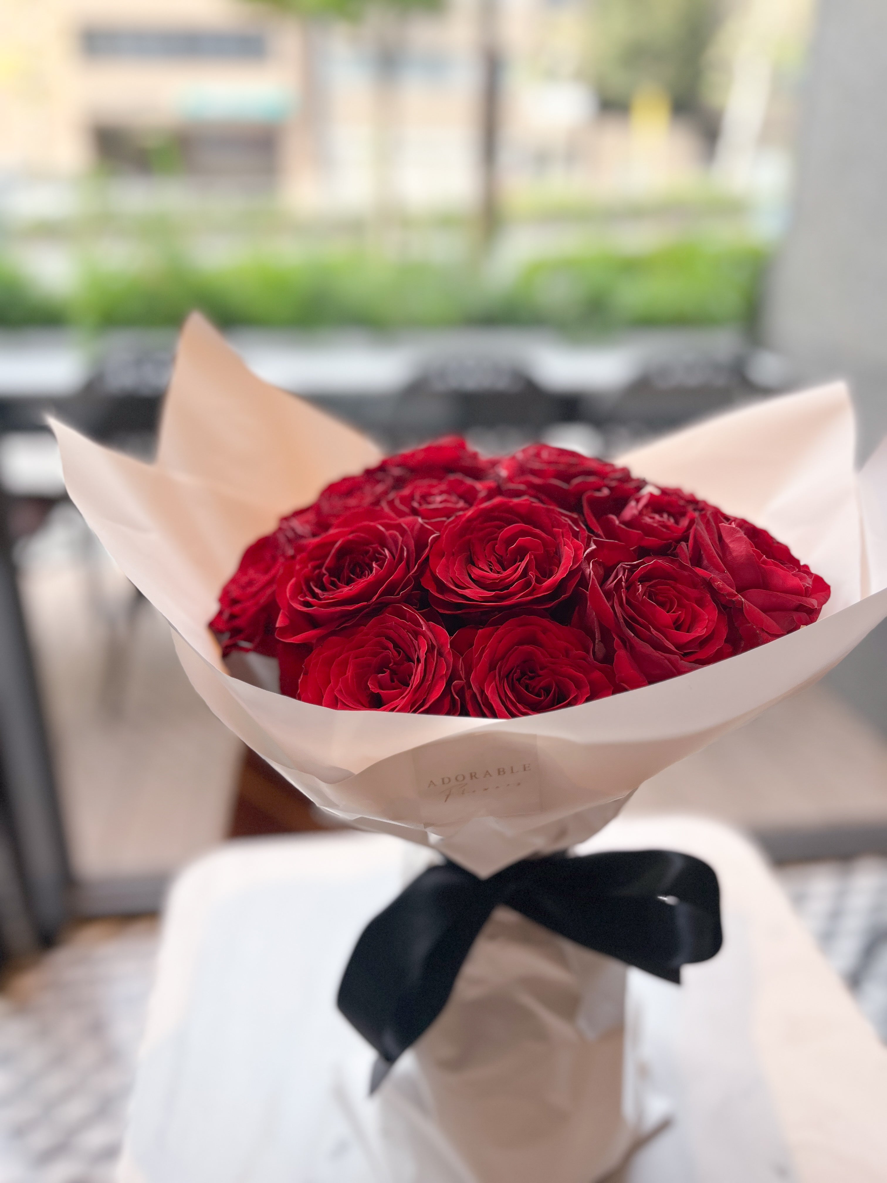 Pablok 薔薇75本 ユーカリ追加10本 ラッピング＆メッセージカード 特別