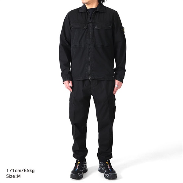 Stone Island ストーンアイランド ガーメントダイ ミリタリー シャツ