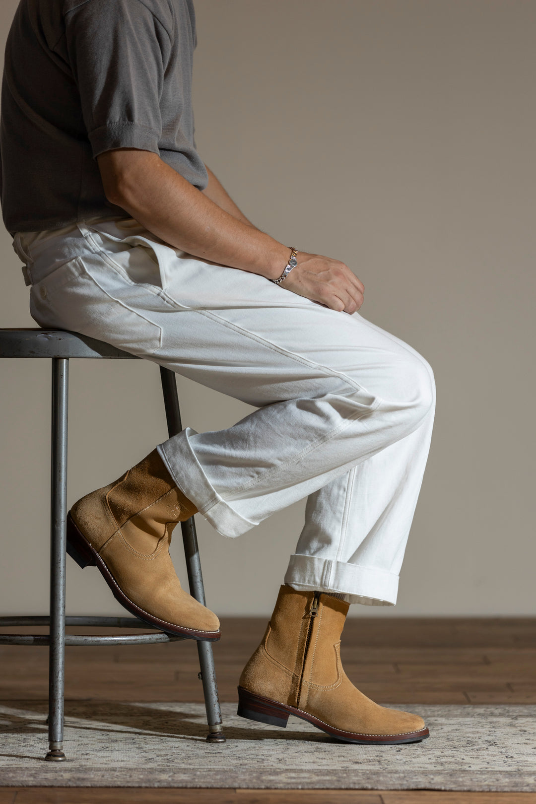 AB-05SS-CL STEERSUEDE ZIP WESTERN BOOTS – ADDICT CLOTHES