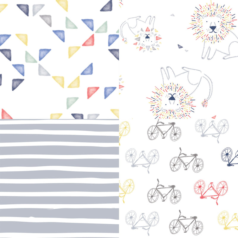 aden + anais] おくるみ - 4枚セット／リーダーオブザパック（ライオン