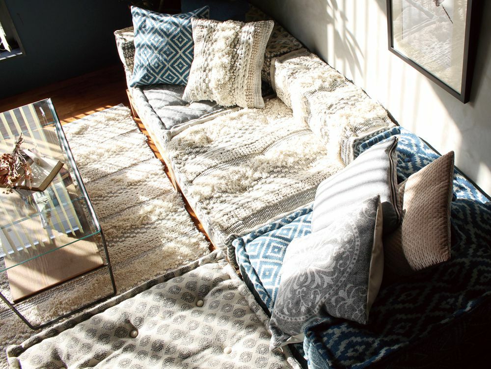 送料無料】ブロック マルチ ソファ センター マック ホワイト - a