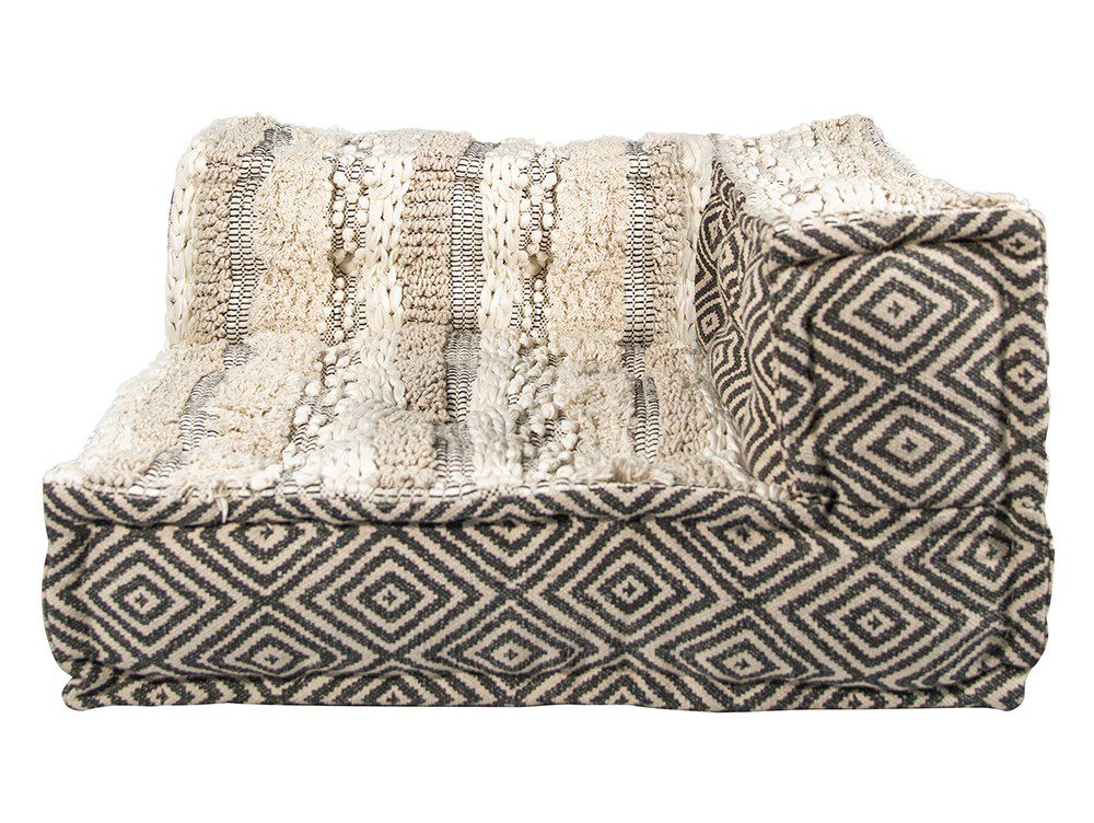 送料無料】ブロックマルチ ソファ レフト コーナー マック ホワイト