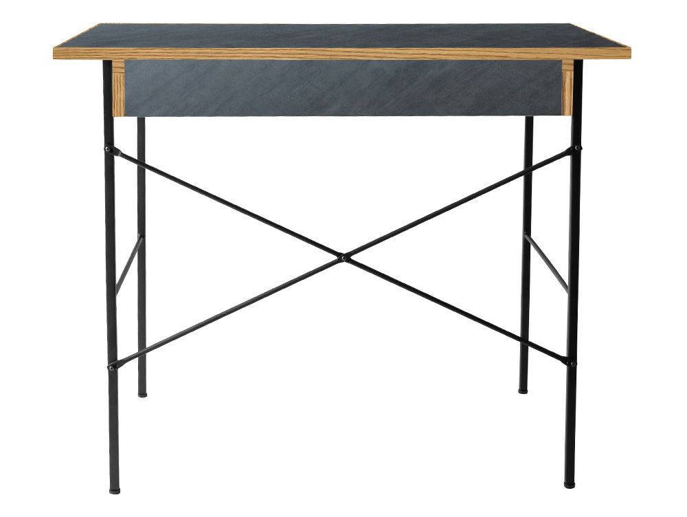 事務机・学習机 a.depeche POL desk 900 wide mat black ポル デスク