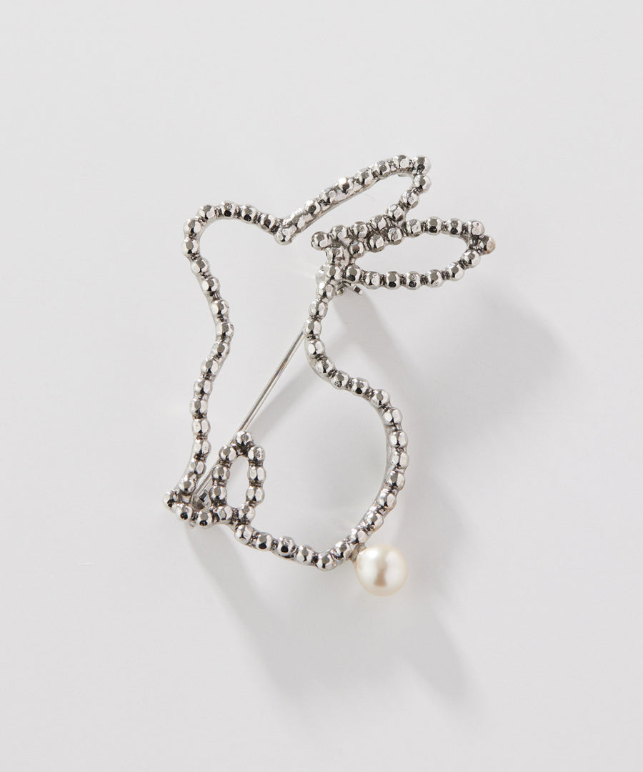 ADER.bijoux（アデルビジュー）｜CUTSTEEL rabbit brooch – boutique