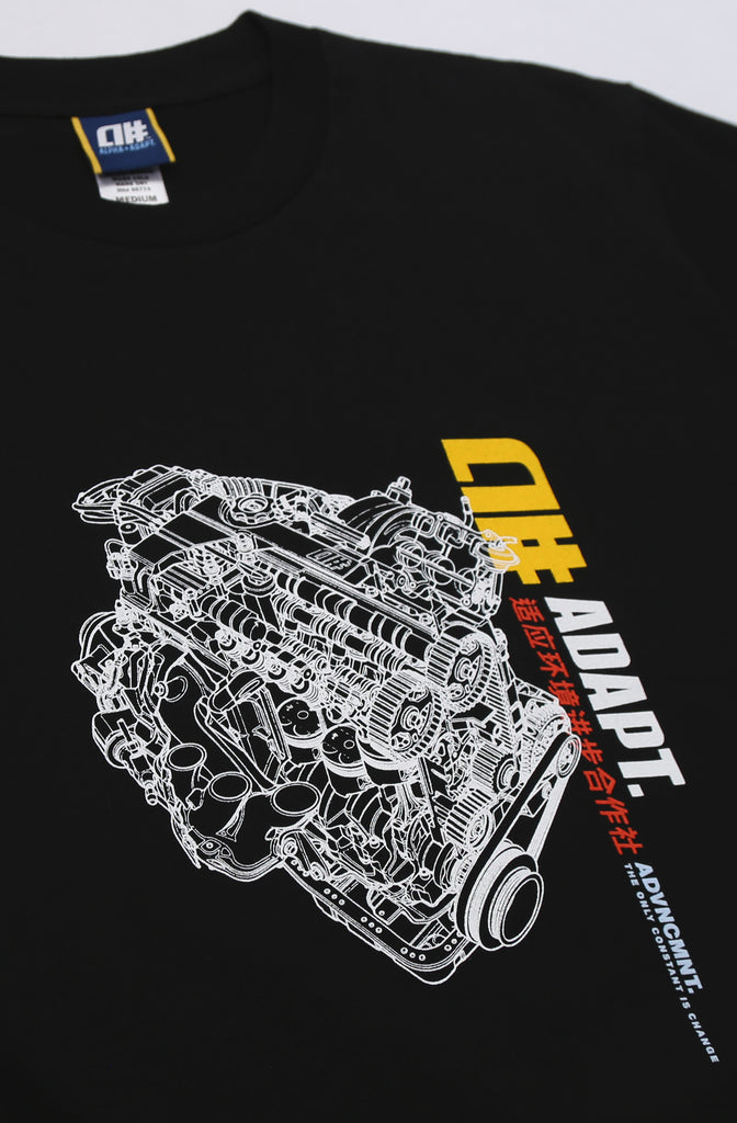 Alphanumeric x Adapt :: ATEC (Men's Black Tee) – Adapt.