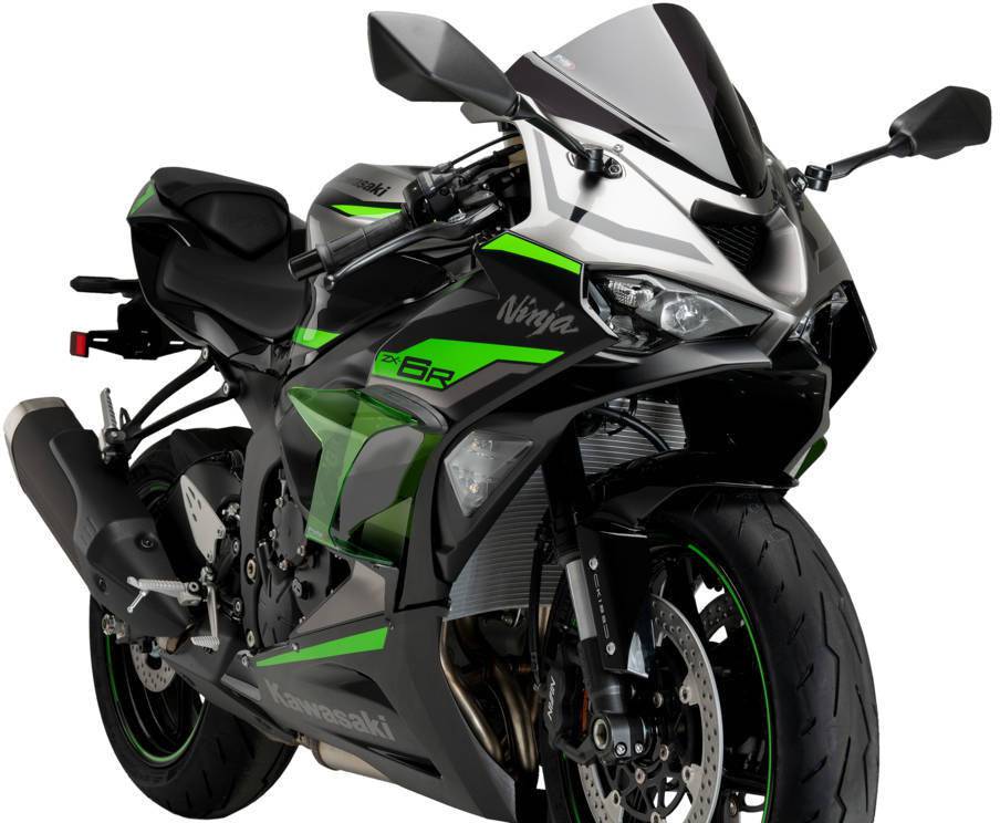 Puig Downforce Race Side Spoilers Kawasaki Ninja ZX-6R 2024-2025