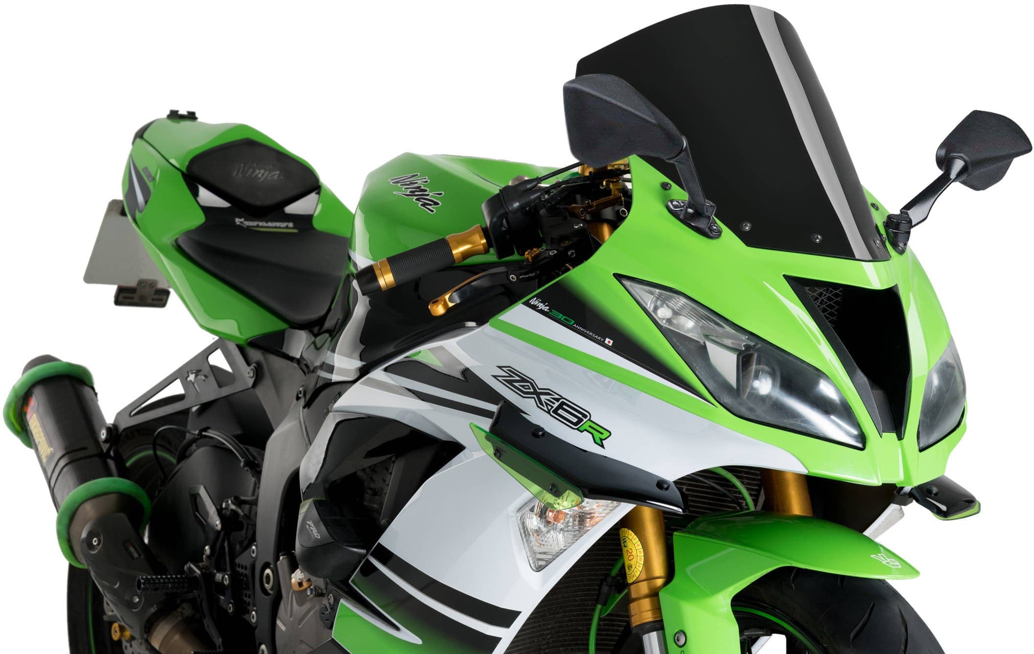 Puig R-Racer Windscreen Kawasaki Ninja ZX-6R 2017-2023, 636 2013