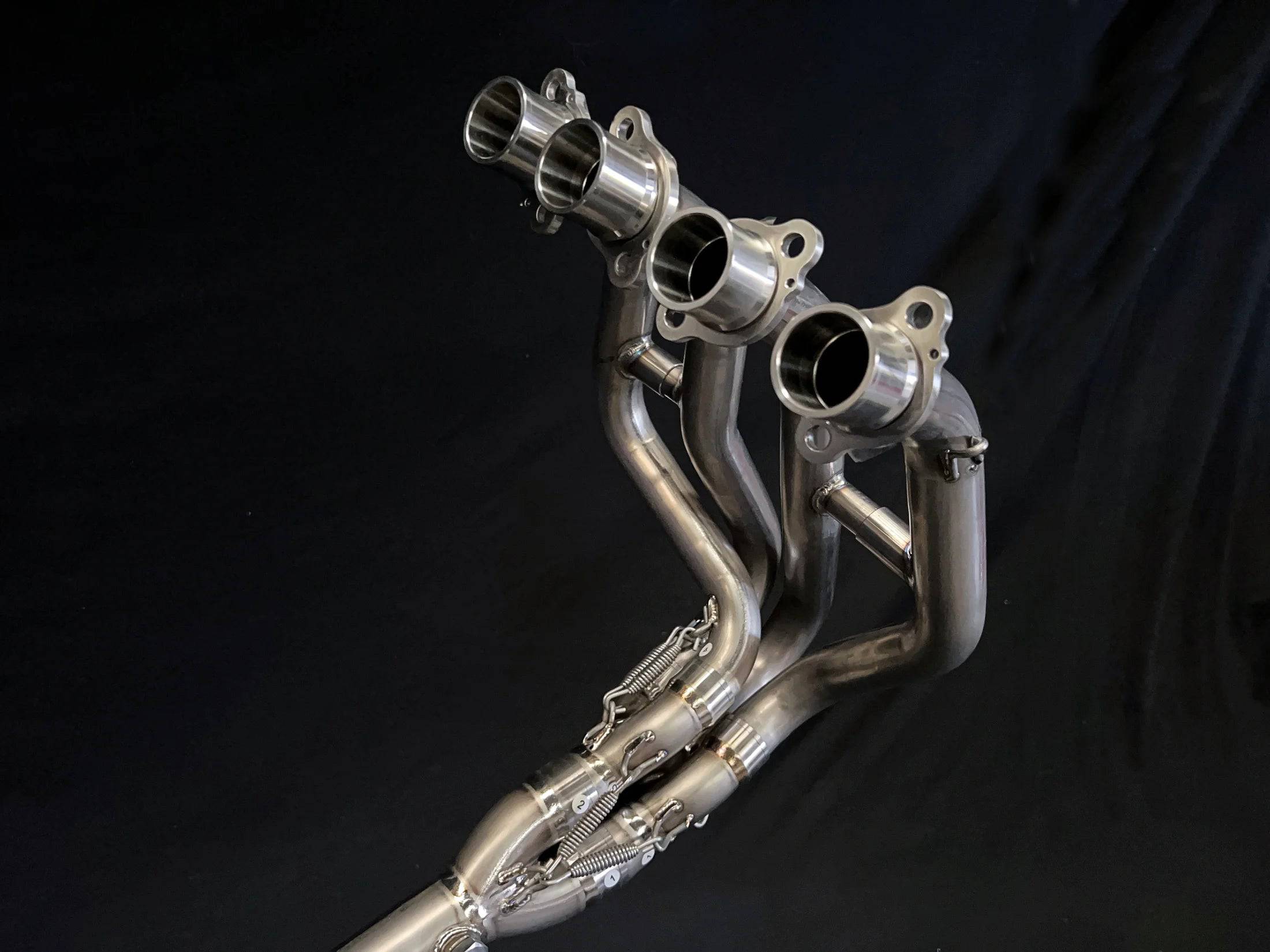 Vandemon Titanium Low Mount Exhaust System Kawasaki ZX4R-ZX4RR