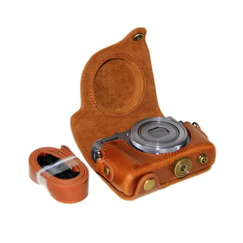 PU Leather Case for Canon Powershot G9X Mark II G9X2 G9XII S90 S95