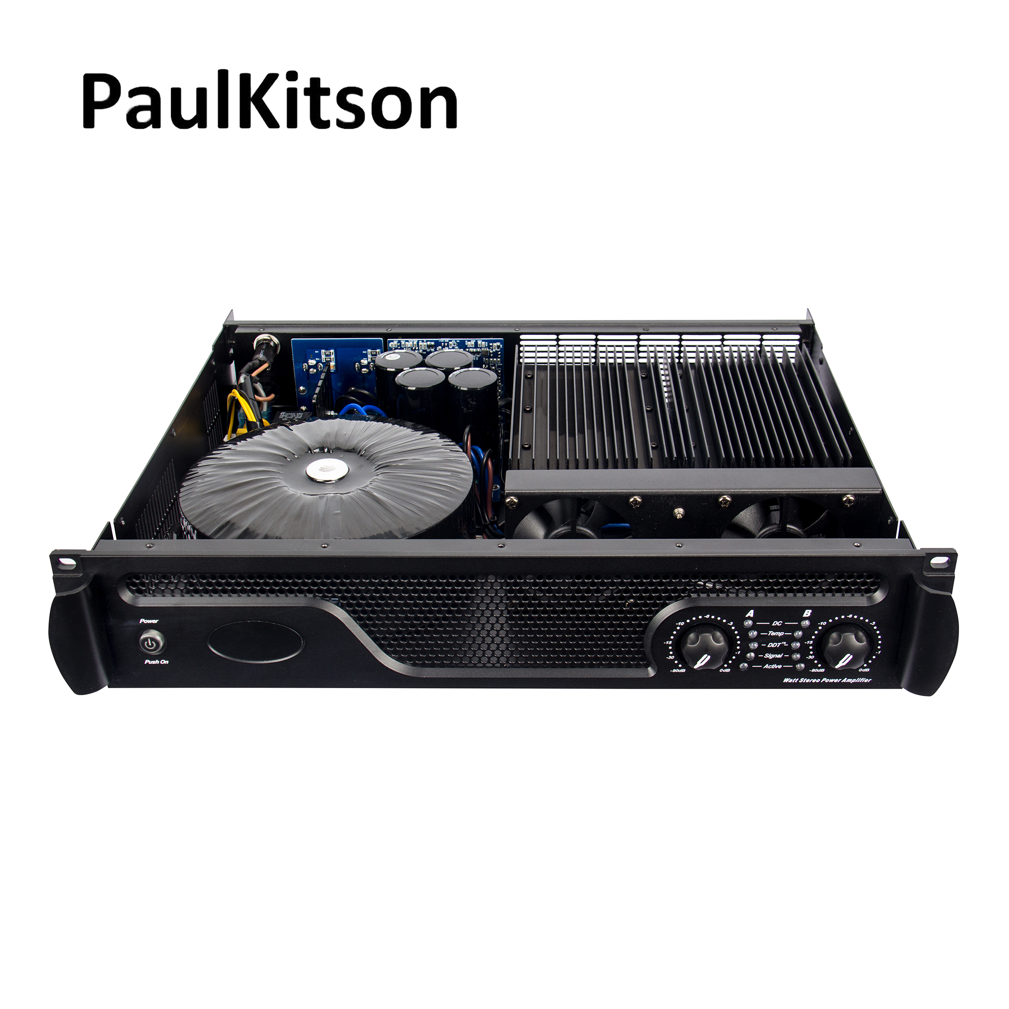 Paulkitsonx7000デュアルチャンネル2000wデジタルパワーアンプステージ