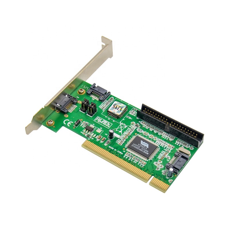 PCI to 2 Port SATA + PATA RAID+Esata Controller card VIA VT6421A